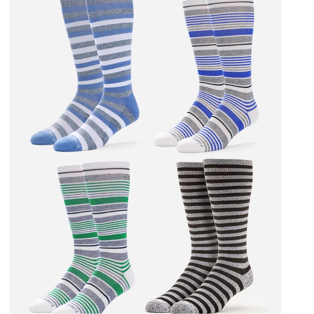 NWT TOMMIE COPPER ULTRATEMP Over The Calf Compression Socks 4-Pack Size 9-11.5